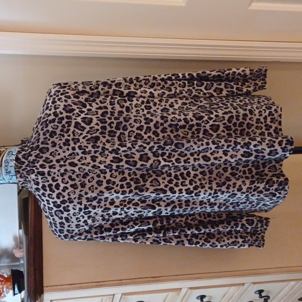 Ann Klein womens L turtleneck blouse - Picture 2 of 4